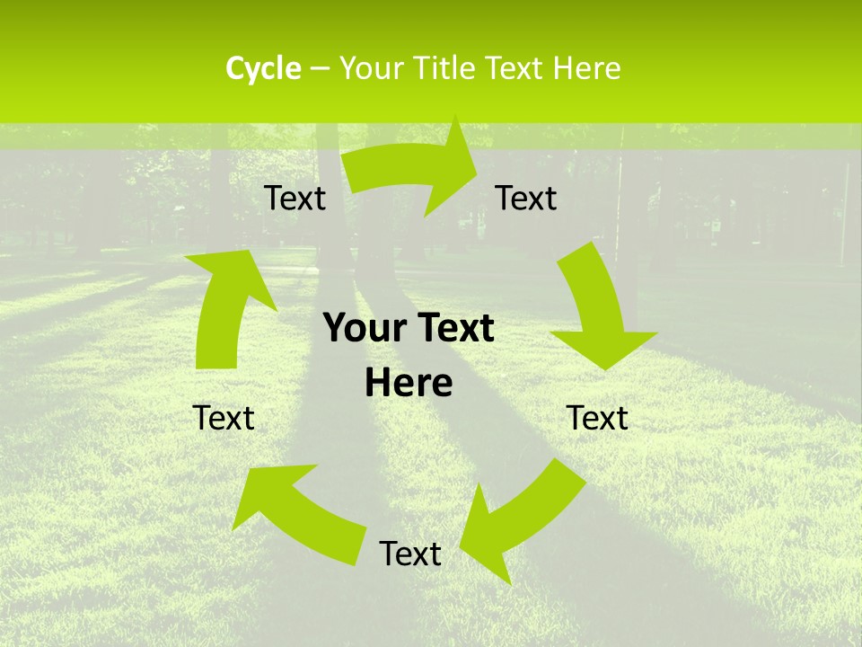 Low Backlit Rays PowerPoint Template