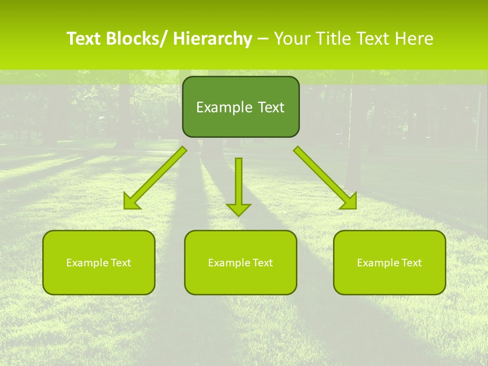 Low Backlit Rays PowerPoint Template