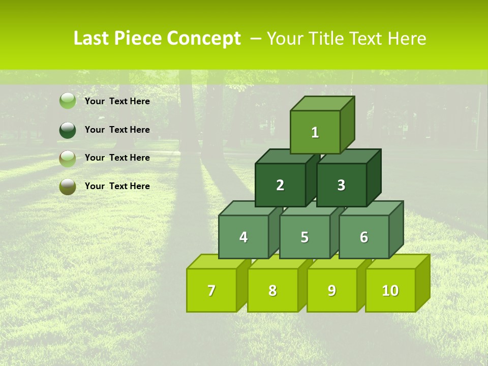 Low Backlit Rays PowerPoint Template