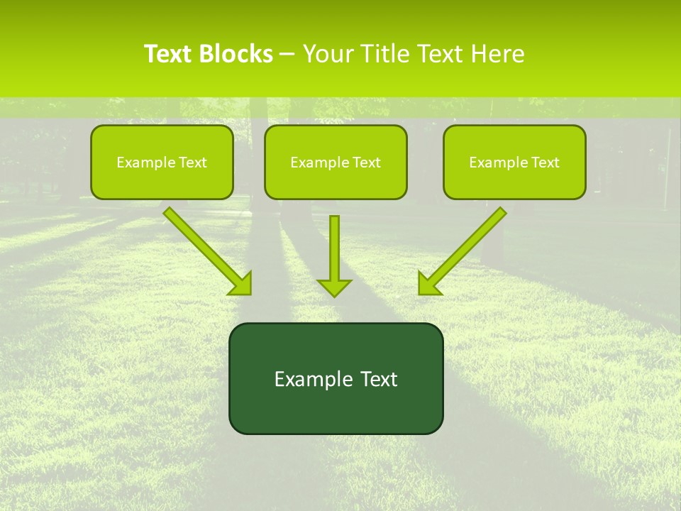 Low Backlit Rays PowerPoint Template