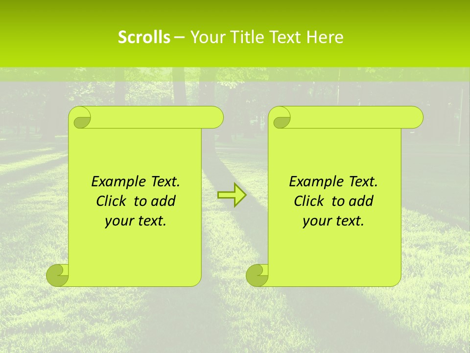 Low Backlit Rays PowerPoint Template