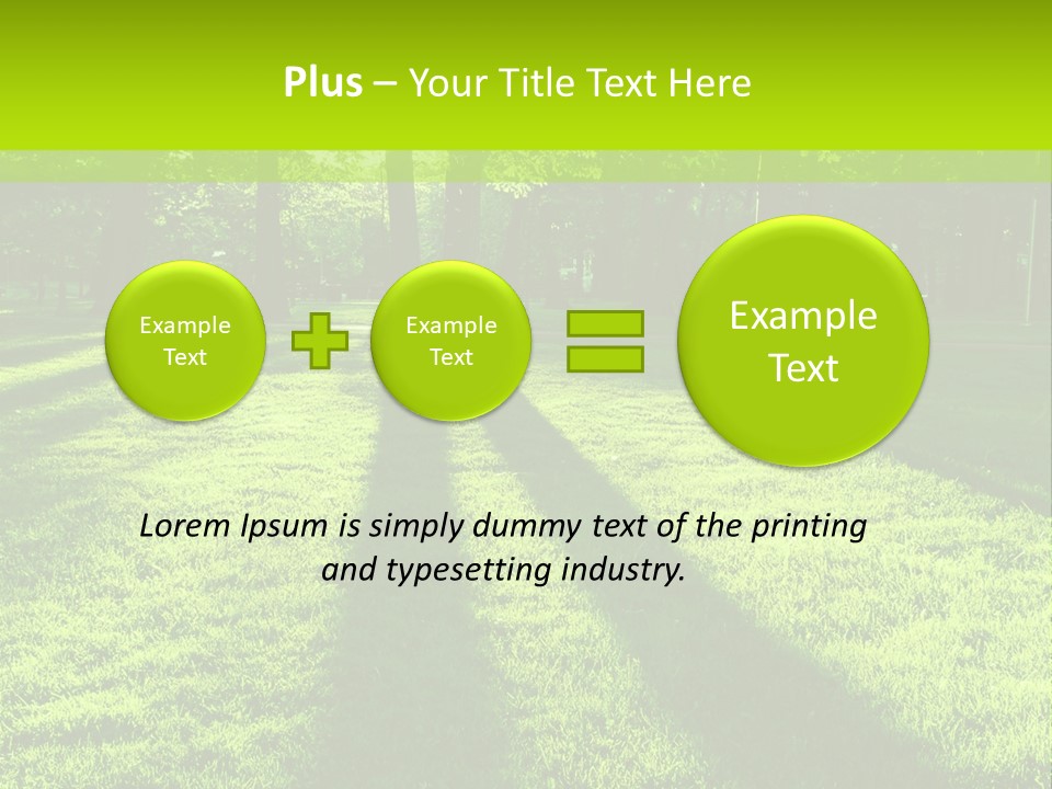 Low Backlit Rays PowerPoint Template