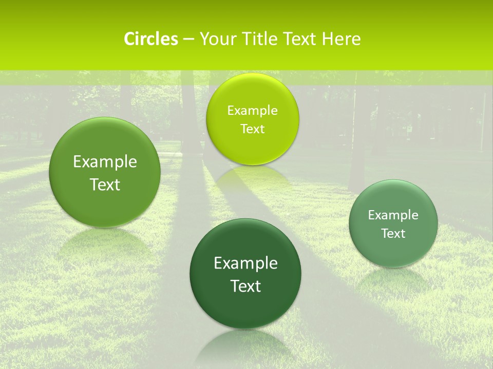 Low Backlit Rays PowerPoint Template