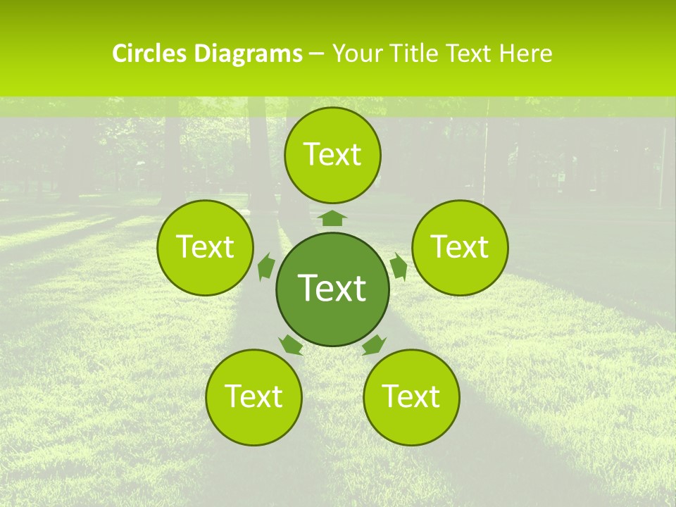 Low Backlit Rays PowerPoint Template