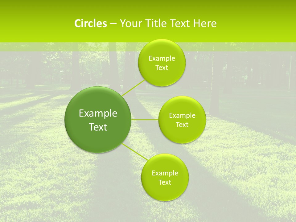 Low Backlit Rays PowerPoint Template