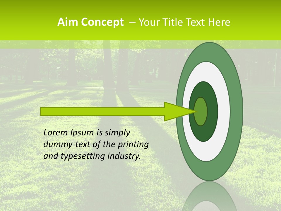 Low Backlit Rays PowerPoint Template