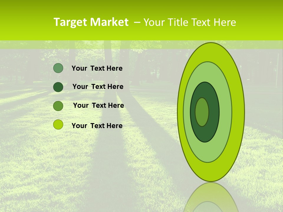 Low Backlit Rays PowerPoint Template