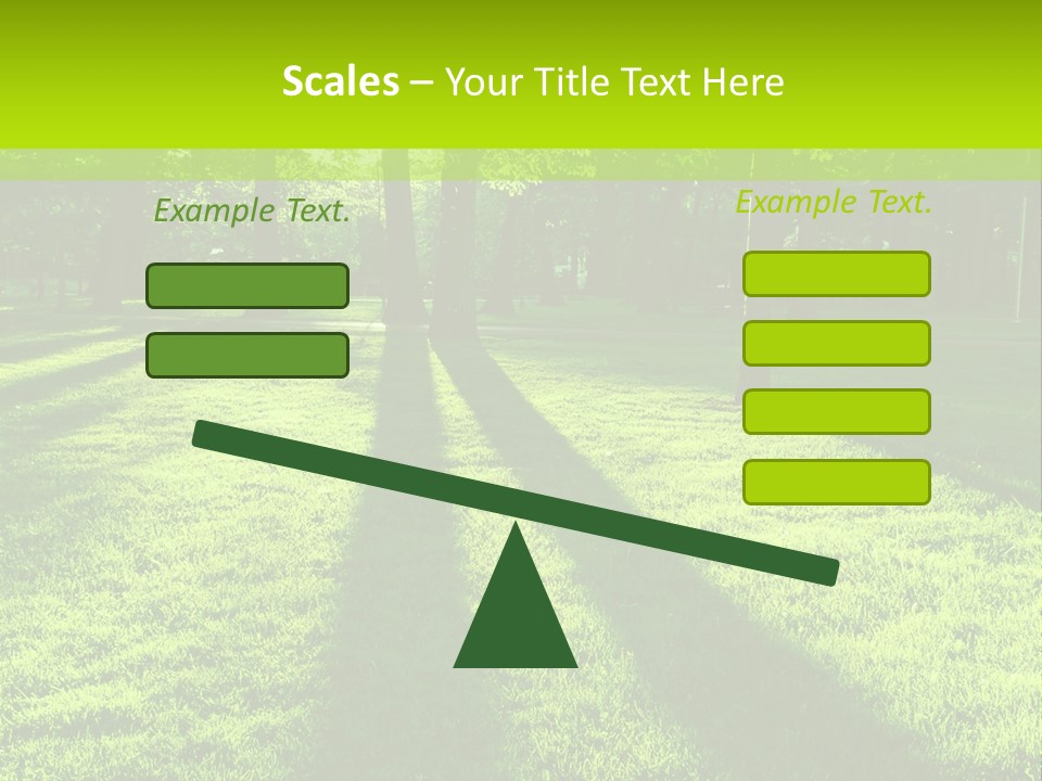 Low Backlit Rays PowerPoint Template