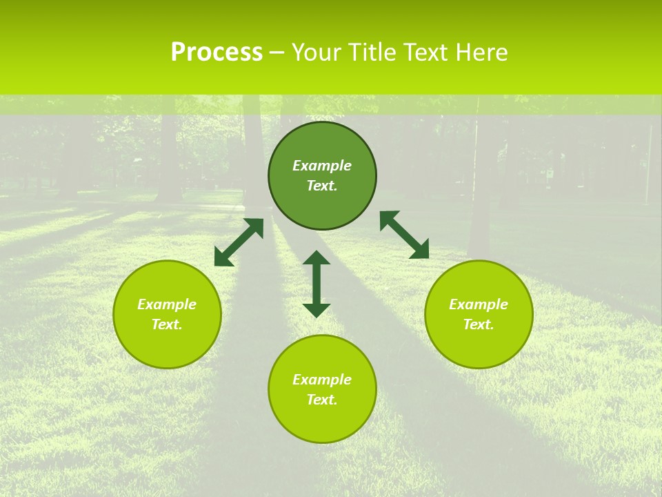 Low Backlit Rays PowerPoint Template