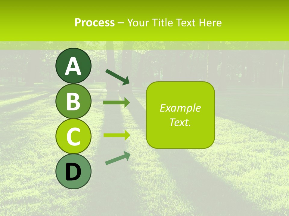 Low Backlit Rays PowerPoint Template