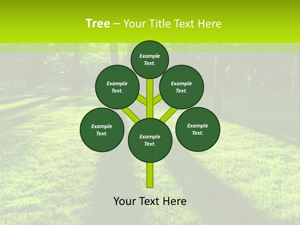 Low Backlit Rays PowerPoint Template