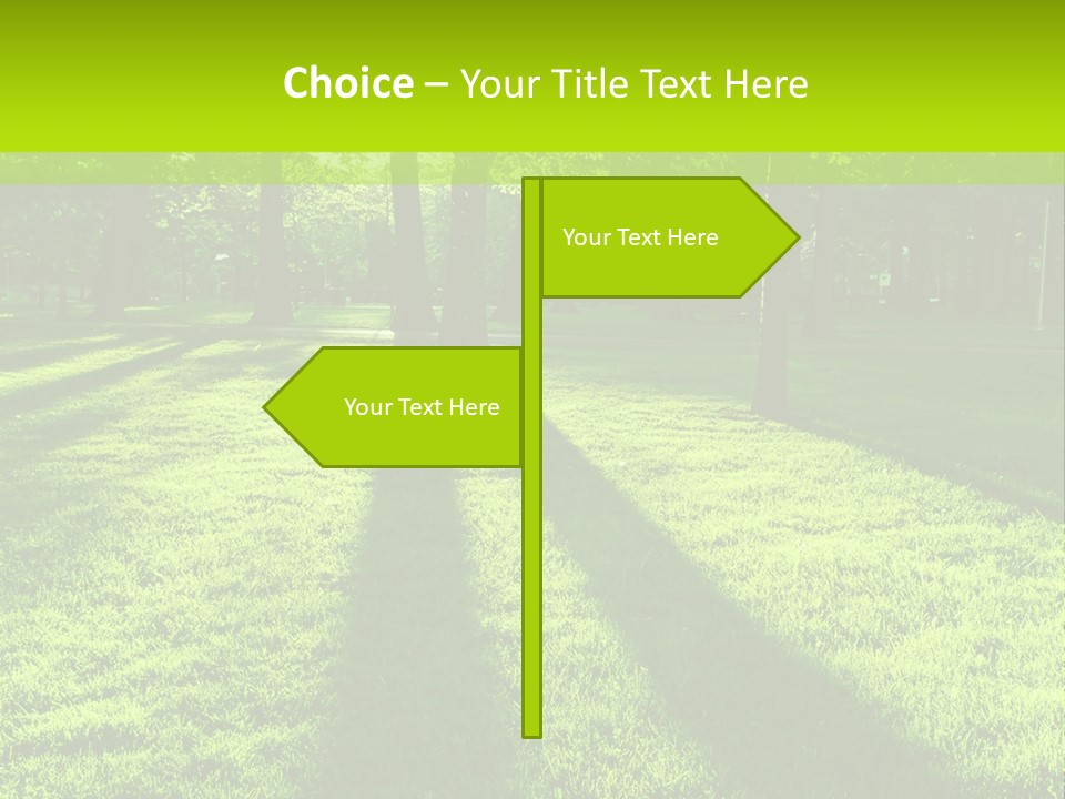 Low Backlit Rays PowerPoint Template