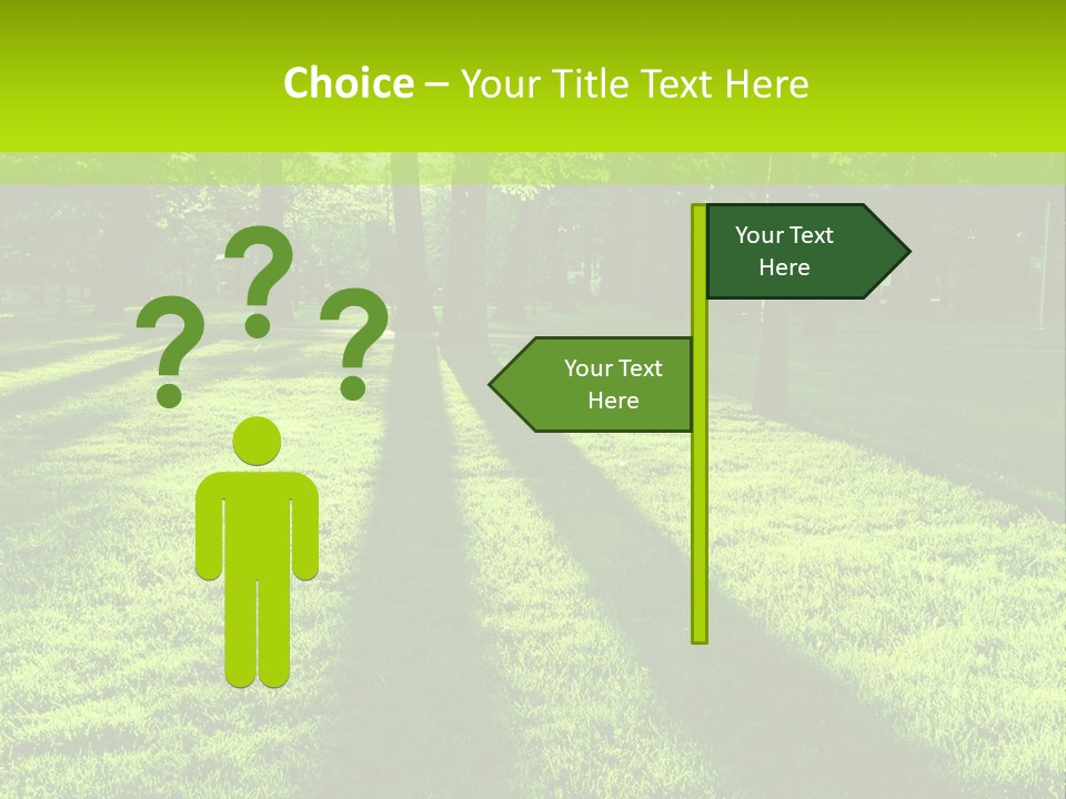 Low Backlit Rays PowerPoint Template