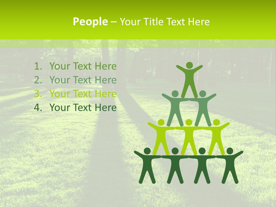 Low Backlit Rays PowerPoint Template