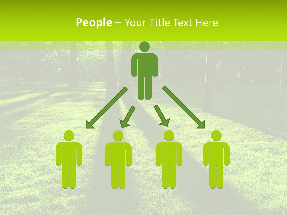 Low Backlit Rays PowerPoint Template