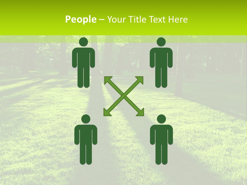 Low Backlit Rays PowerPoint Template