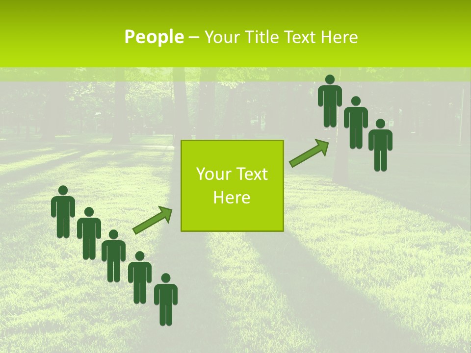 Low Backlit Rays PowerPoint Template