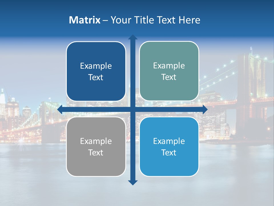 New York Night PowerPoint Template