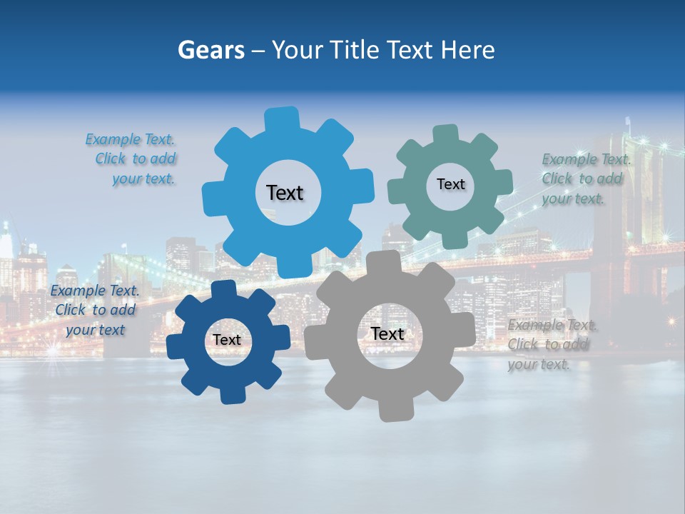 New York Night PowerPoint Template