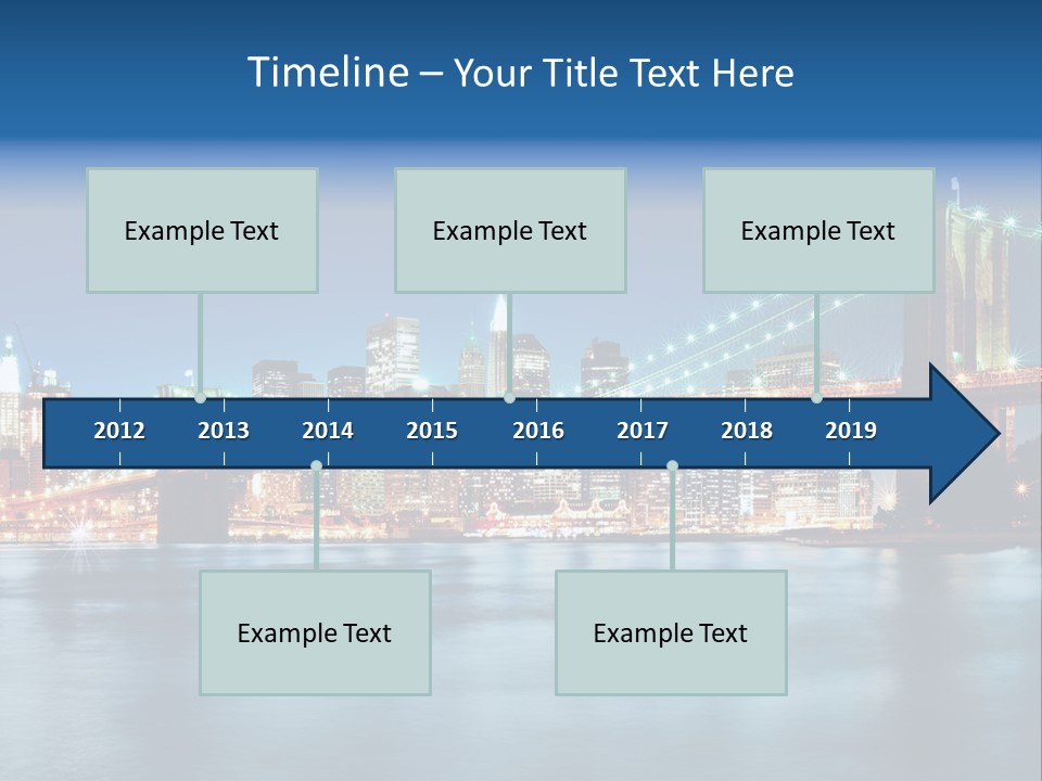 New York Night PowerPoint Template