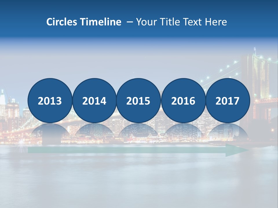 New York Night PowerPoint Template