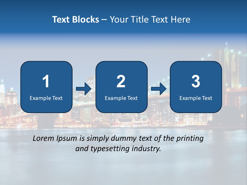 New York Night PowerPoint Template
