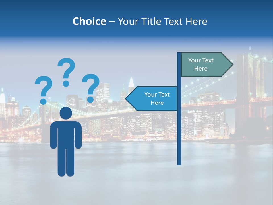 New York Night PowerPoint Template