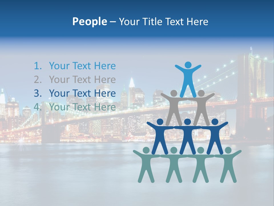 New York Night PowerPoint Template