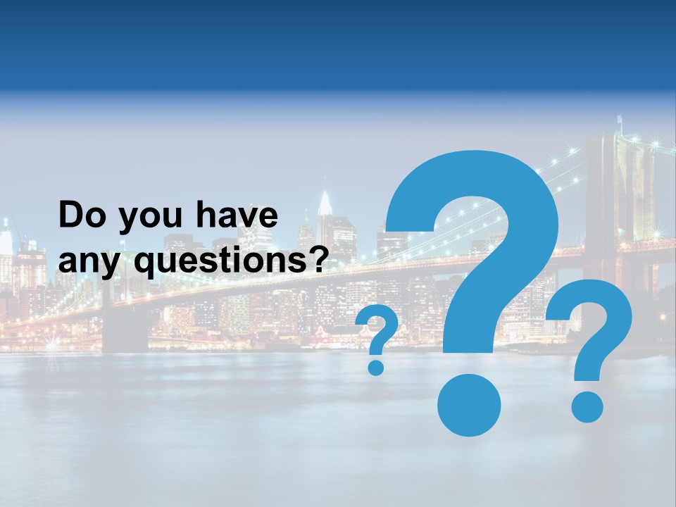 New York Night PowerPoint Template