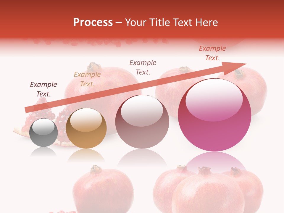 Pomegranate Dainty Food PowerPoint Template