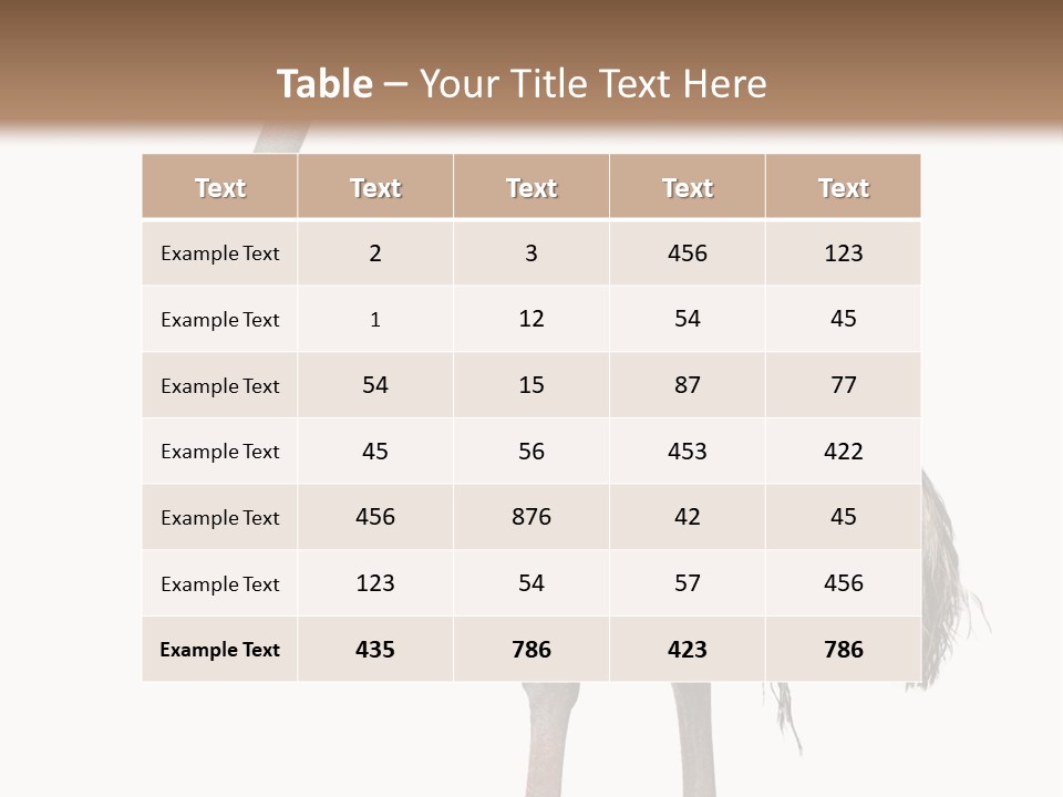 Nature Wild Shot PowerPoint Template