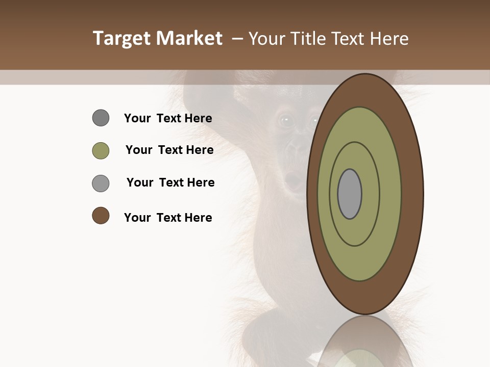 Indoors White Young Animal PowerPoint Template