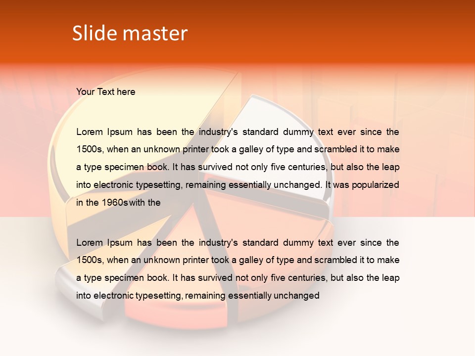 Piece Market Finance PowerPoint Template