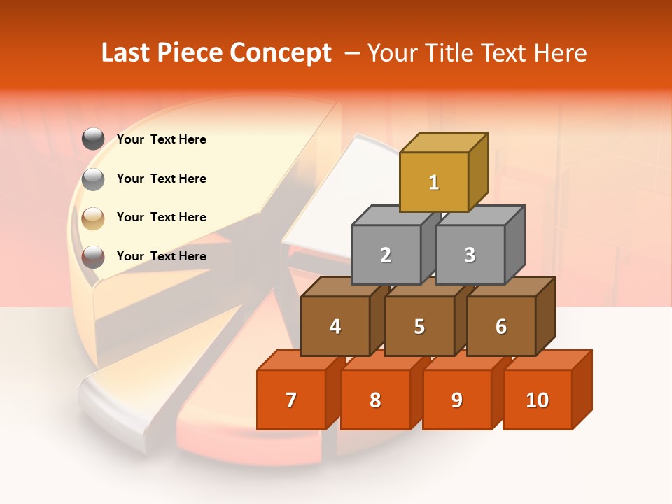 Piece Market Finance PowerPoint Template