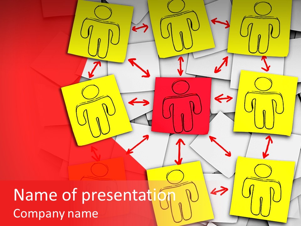 Communicate Linked Memo PowerPoint Template