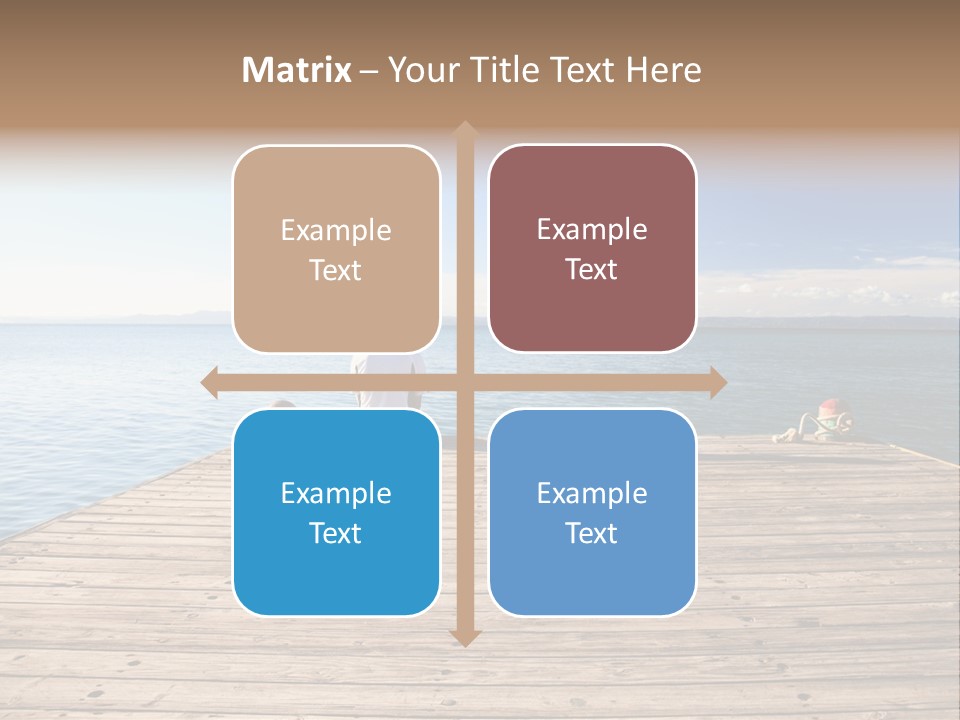 Sun Man Sunset PowerPoint Template