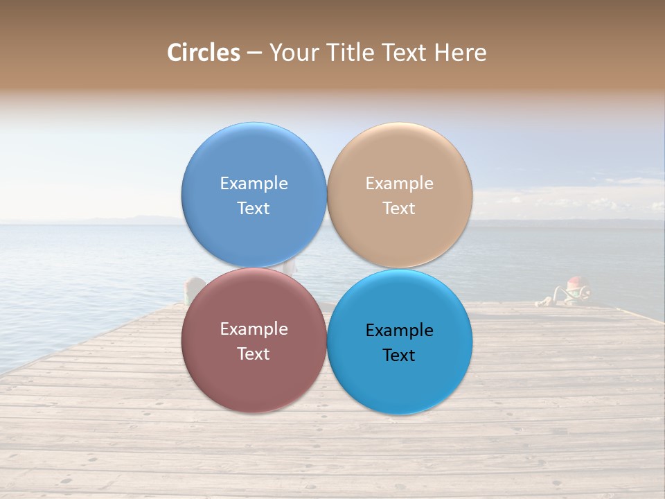 Sun Man Sunset PowerPoint Template