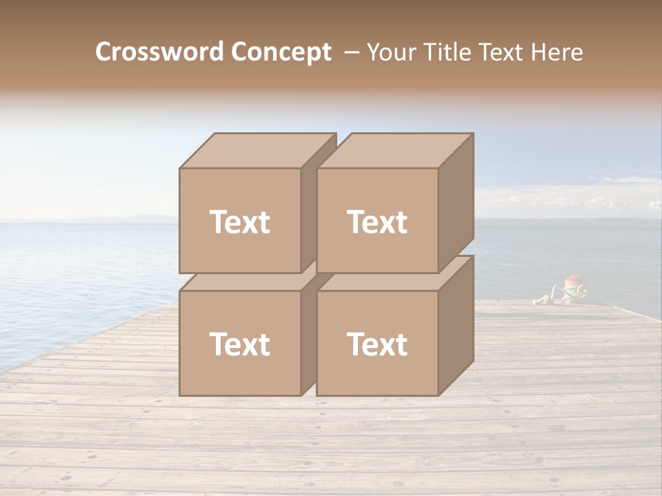 Sun Man Sunset PowerPoint Template