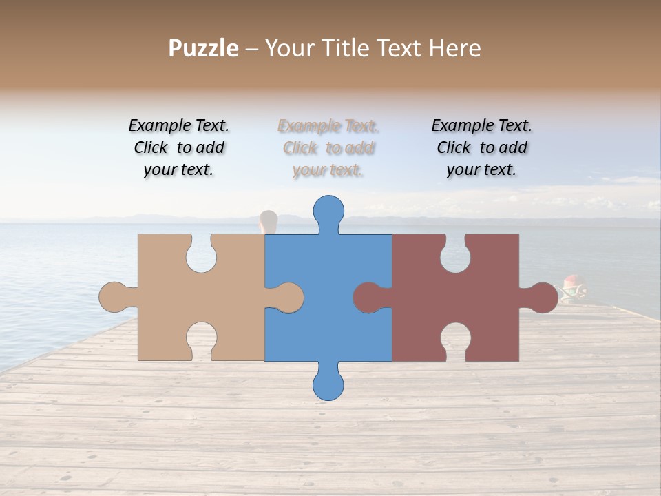 Sun Man Sunset PowerPoint Template