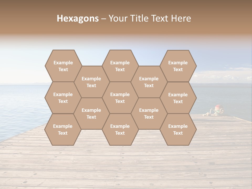 Sun Man Sunset PowerPoint Template
