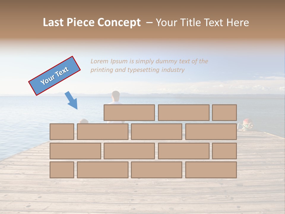 Sun Man Sunset PowerPoint Template