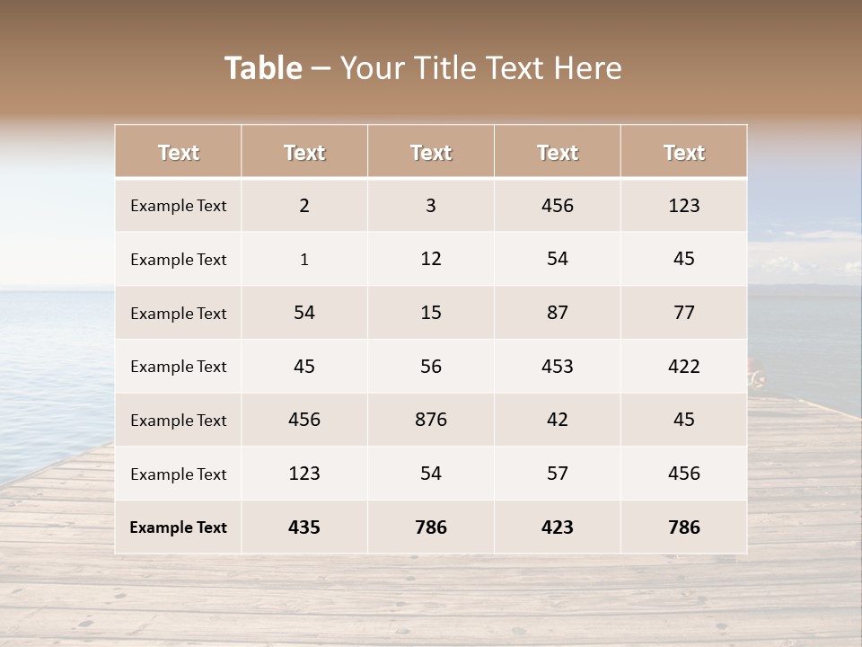 Sun Man Sunset PowerPoint Template