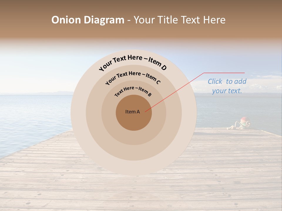 Sun Man Sunset PowerPoint Template
