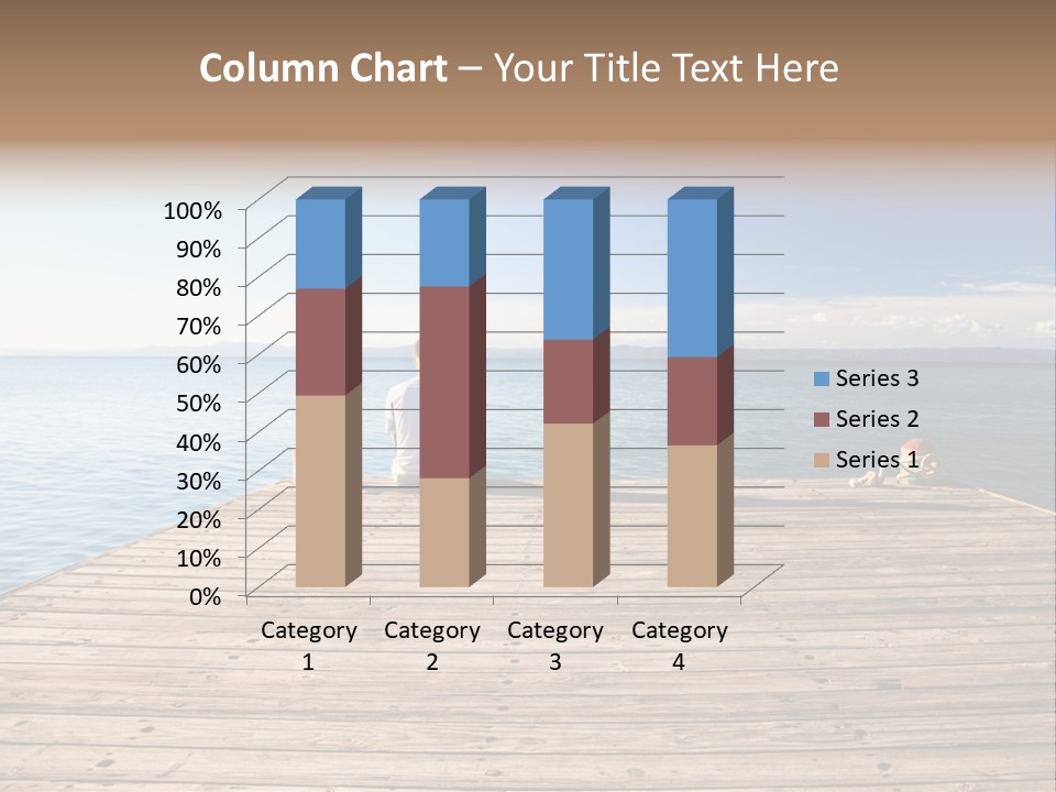 Sun Man Sunset PowerPoint Template