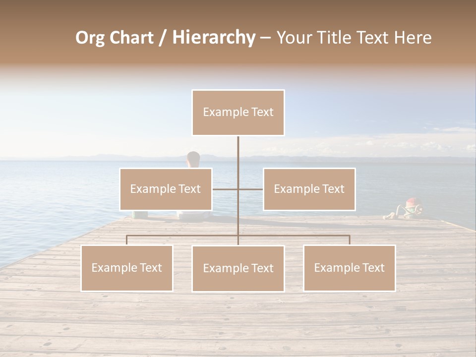 Sun Man Sunset PowerPoint Template