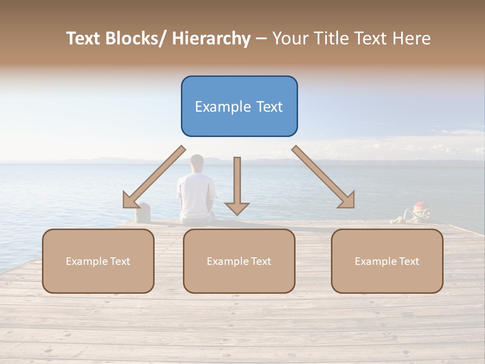 Sun Man Sunset PowerPoint Template