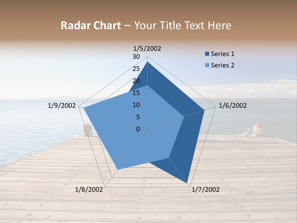 Sun Man Sunset PowerPoint Template