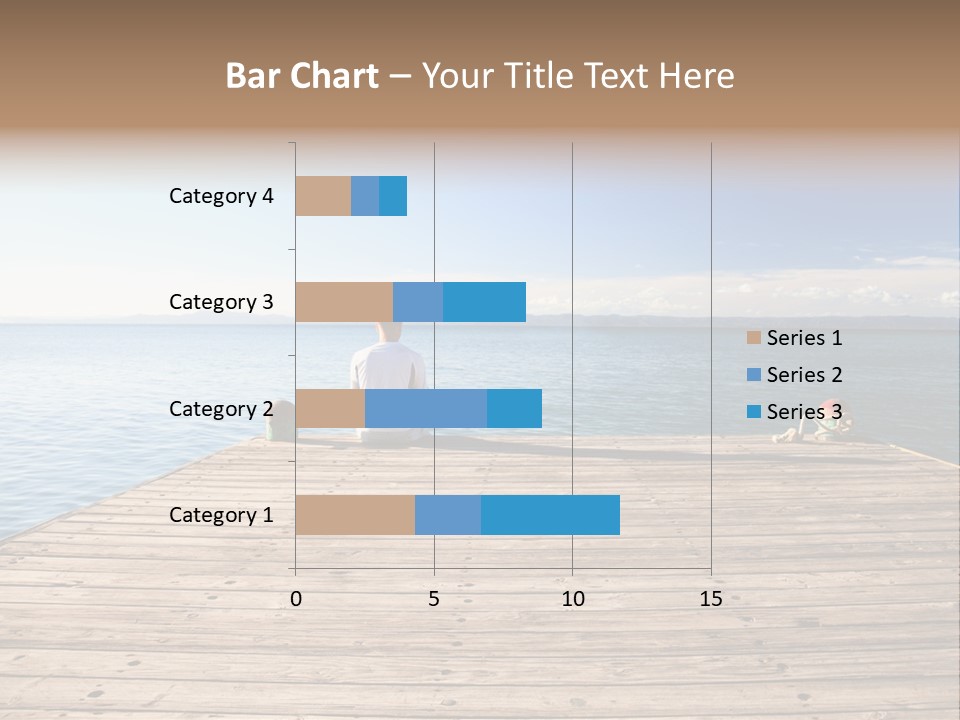 Sun Man Sunset PowerPoint Template