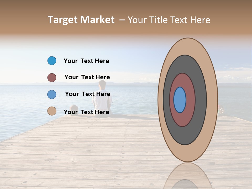 Sun Man Sunset PowerPoint Template