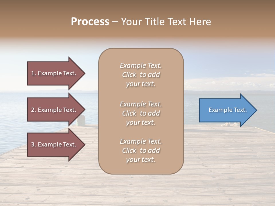 Sun Man Sunset PowerPoint Template